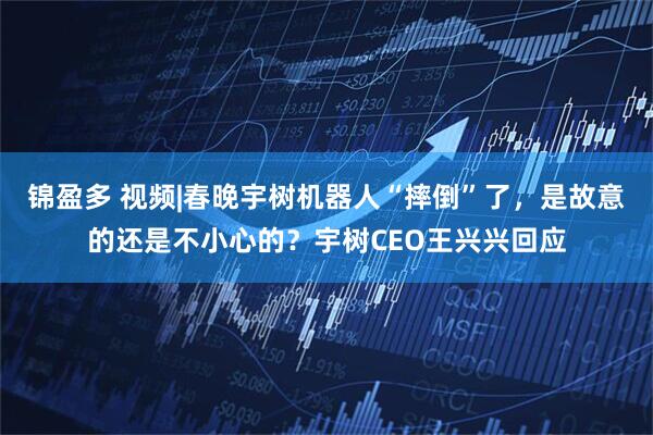 锦盈多 视频|春晚宇树机器人“摔倒”了，是故意的还是不小心的？宇树CEO王兴兴回应